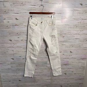 Bec & Bridge Cream Boyfriend Jeans